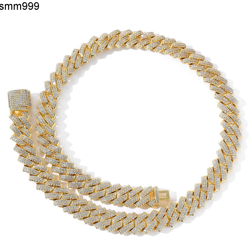 Gaby New Arrive s 925 Sterling Silver Necklace Moissanite Cuban Link Chain With Certificate Body Jewelry Wholesale