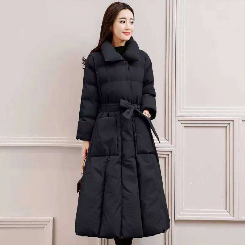 Winter Jacket Women Long Down Jackets Warm 2024 New Female's Casual Thick Quilted Cotton Puffer Coats Parkas Outwear