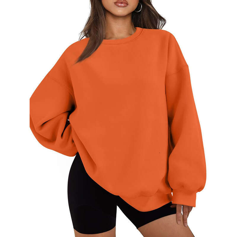 Spring Autumn Winter Unisex Loose Fit Sports Crewneck Pullover Sweatshirt Long Sleeve Casual Top B5