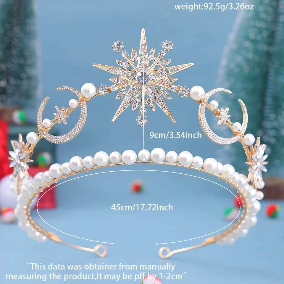 Baroque Crystal Tiaras And Crowns Rhinestone Prom Diadem Crown For Women Bridal Wedding Hair Accessories Jewelry Crown Tiara Z250605