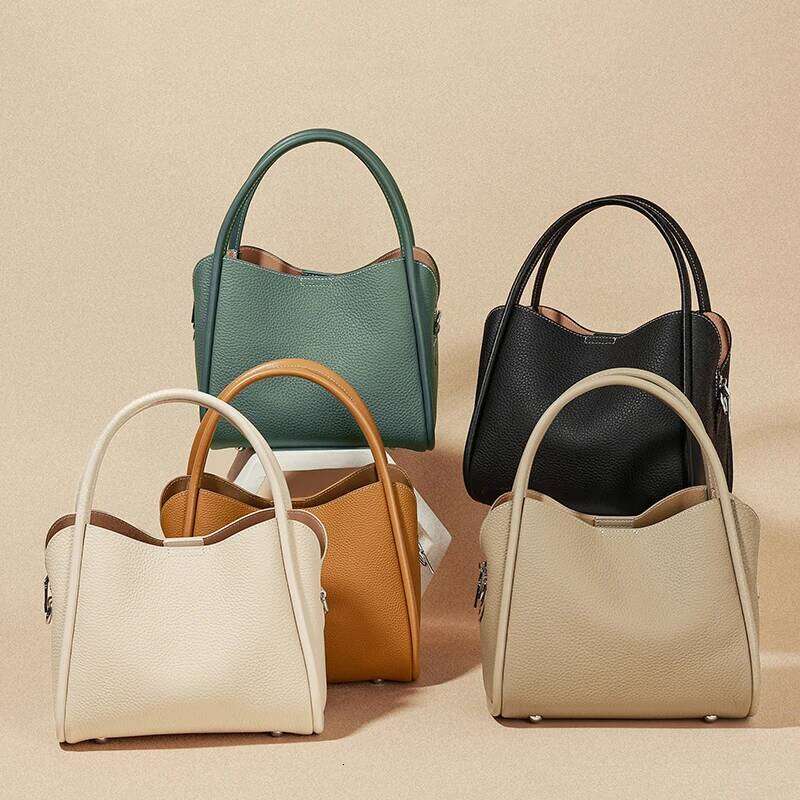 Designer Bags 2025 Women's Cow Real Leather Crossbody Bag Female Fashion Designer Shoulder Bags Ladies Natural Cowhide Casual Retro Handbags Luxu