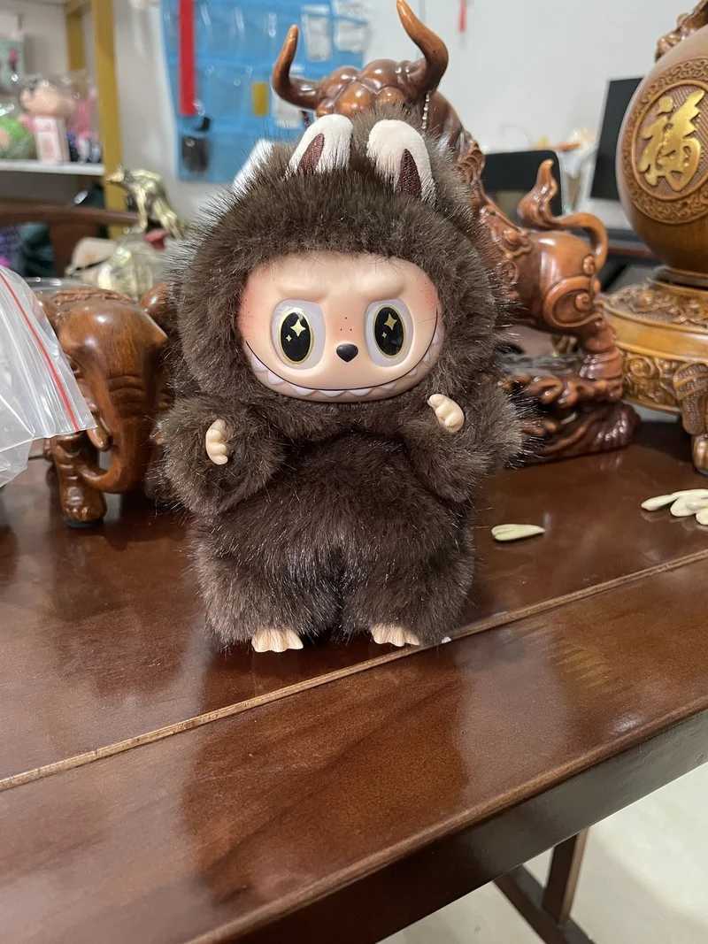 Zimomo Archangel Labubu Vinyl Plush Blind Box Bag Pendant Brown Angel Doll Cherish Collectibles ChildrenS Birthday Gift X250606 L250705CMQG