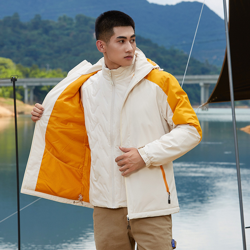 Ddmyoutdoor Outdoor Two Piece Set Men S Three In One Women S Cotton Vest Inner Waterproof And Warm Jacket Jackets