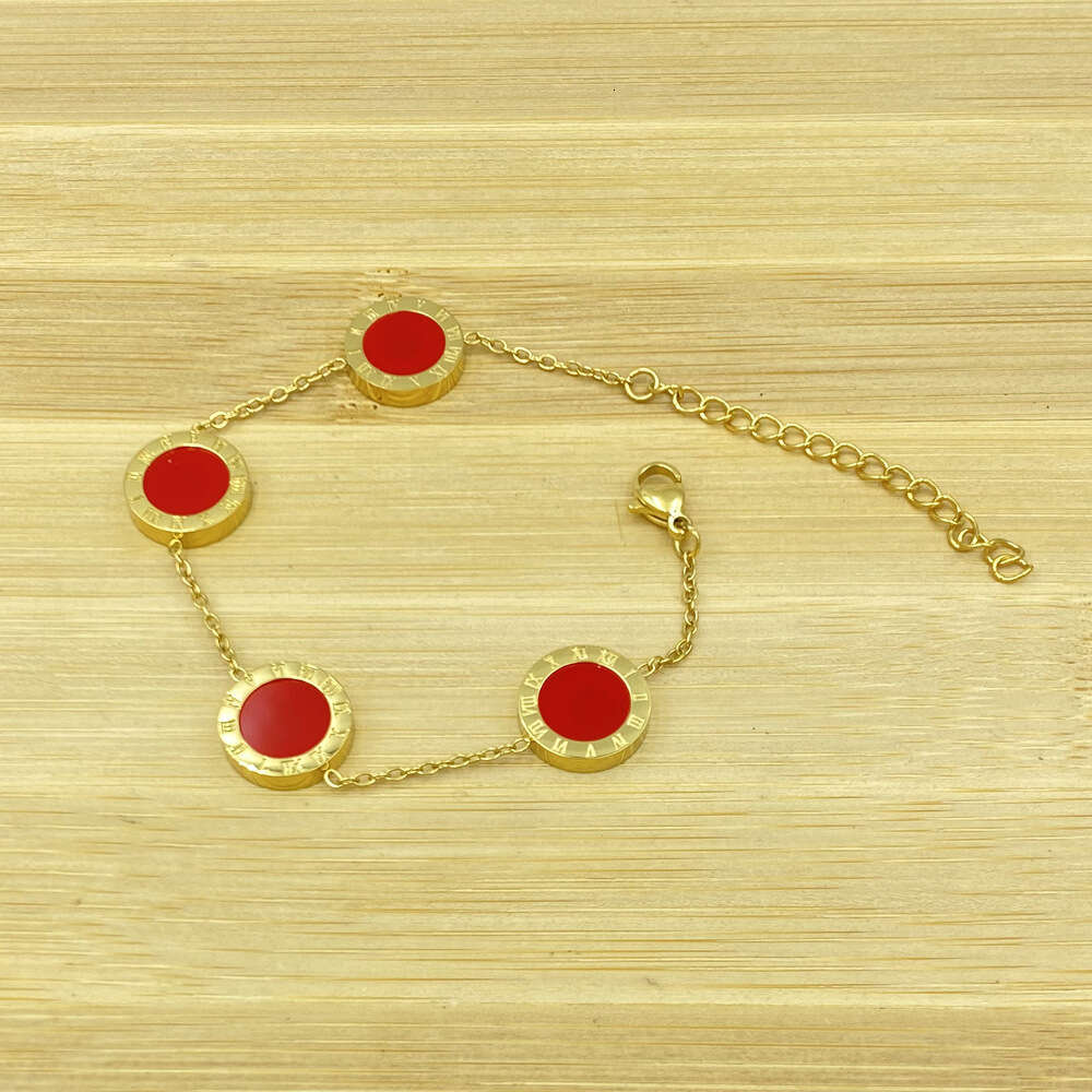 13MM Roman Numerals INS Titanium Steel Material Bracelet Non-Fading