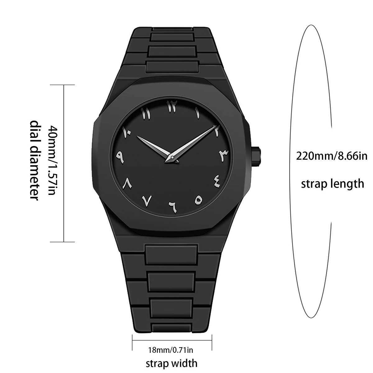 2025 New Modern Simple Creative Sports and Leisure Watch Creative Design Waterproof Quartz Movement Energy Watches Gift for Men Y250605