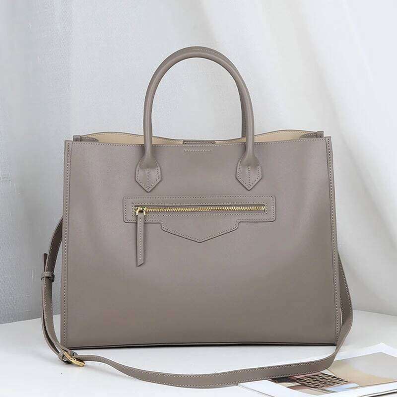 BEEP Handbags Bags Designer Cowhide Leather Shoulder Bag Women Capacity Brand Tote Big Bags 2025/06/06