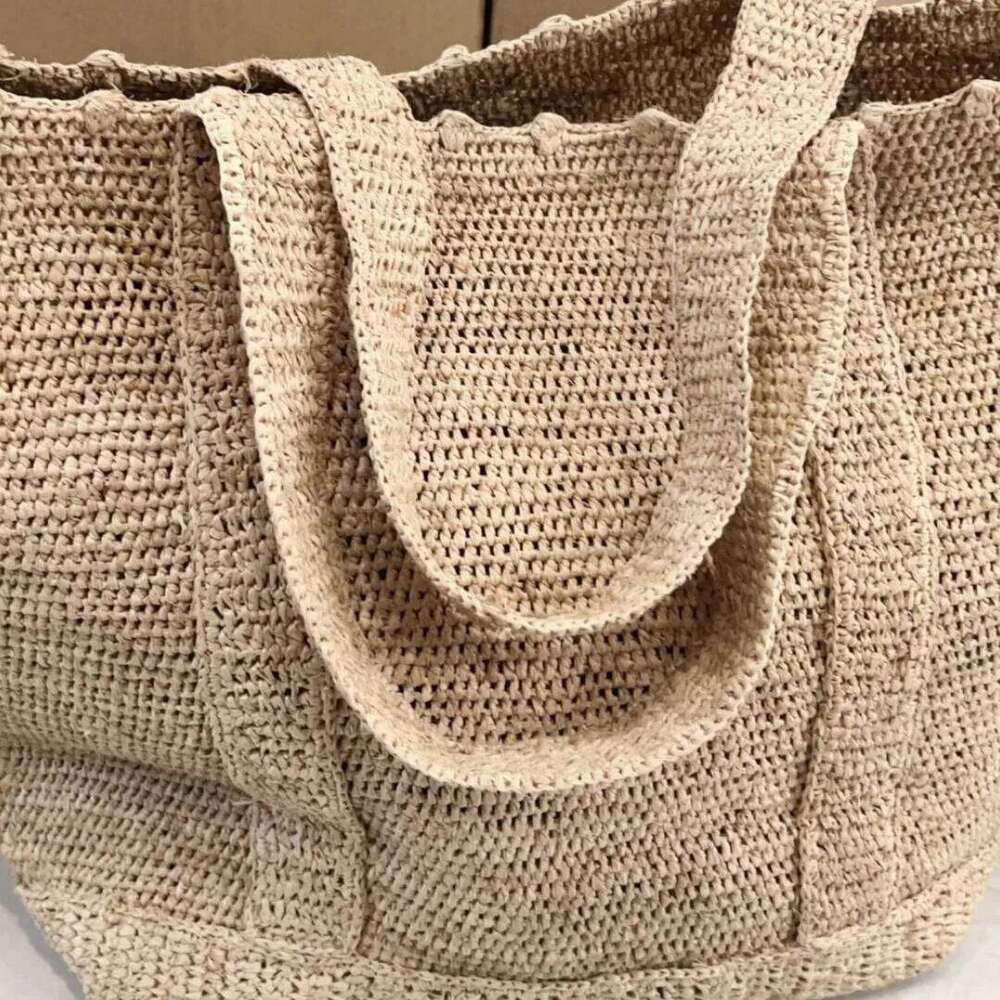 Bohemian Raffia Straw Large Capacity Travel Beach Bags for Women Shoulder Handmade Summer Rattan Bag Purses and Handbags