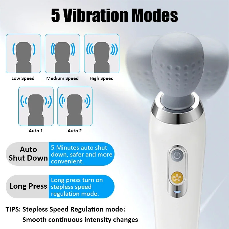 Muscle Mini Massage Gun Deep Tissue Handheld Massage Gun Stick Fascia Gun Leg Neck Vibrating Relax Massagers Portable 250605
