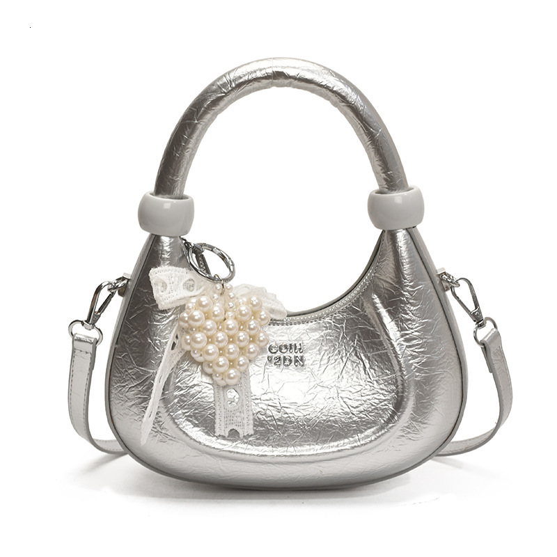 designer 2025 New Small Bag Summer Crescent Bag High-end Handbag Fashion Single Shoulder Crossbody Bag Handheld Women's Bag