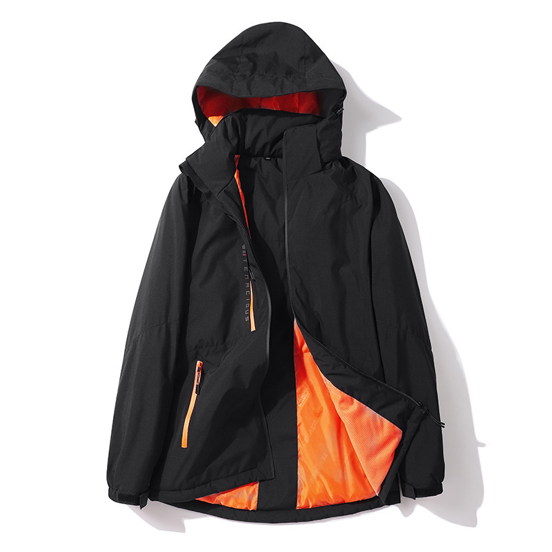 Ddmyoutdoor New One Piece Assault Jacket Contrasting Color Cotton Coat Men S Women S Outdoor Waterproof And Warm Hiking Suit Jackets