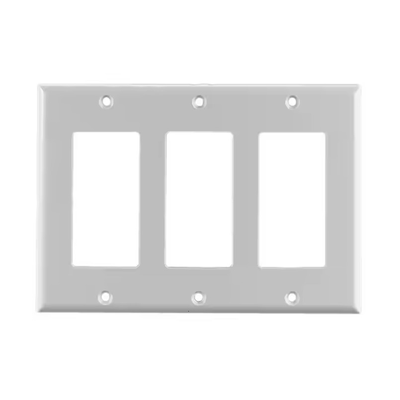 1-5 Gang Hot Sale Plastic American Style Wall Switch Plate Outlet Cover American Standard Wall Panel Order inquiry back office Order inquiry back offi