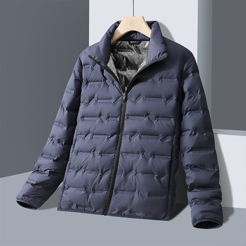 Ddmyoutdoor Winter For Couples Stand Up Collar Solid Color White Duck Down Lightweight New Jacket Warm And Versatile Casual Jacket Jackets