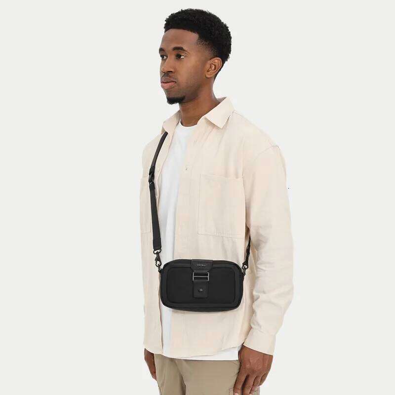 Cross-Border Fashion Trendy Mini Waterproof Oxford Fabric Single-Shoulder Men's Crossbody Bag, Chest Bag