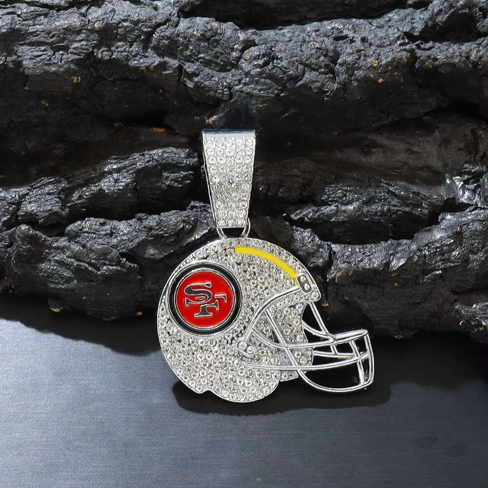 Custom Champion Pendant Sports Teams Football Field Hockey Rugby Cap Vintage Necklace Hip Hop Necklace Customize