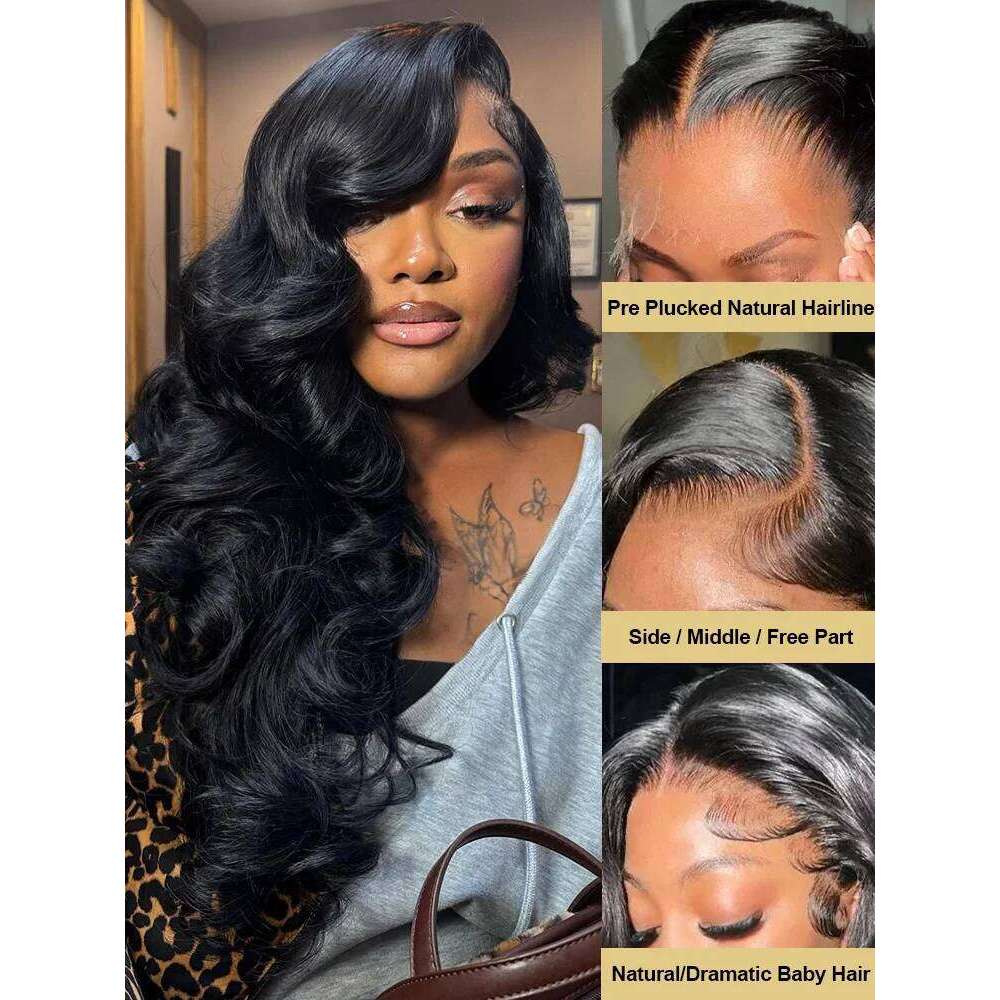 200 220 Density Body 13x6 Front Wig 30 32 40 Inch Water Wave 100 Raw Human Hair 13x4 HD Lace Frontal Brazilian Wigs