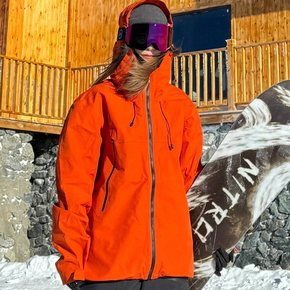 Ddmyoutdoor New Couple Skiing Jacket Winter Adult Snowboard Hoodie L Pro Windproof Waterproof Snow Coat Alpine Sport Warm Ski Clothes Jogging Suit