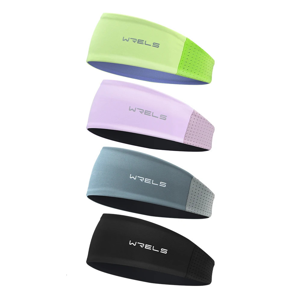 WRELS Headband Sweat Bandage Sport Head Hair Band Workout Tennis Fitness Jog Basketball Running Women Men Sweatband 250529