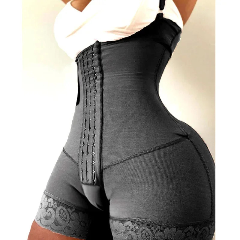 AfruliA Full Body Shaper Fajas Colombianas Girdle High Compression Shapewear Slimming Sheath Tummy Control Pes Waist Trainer 250605
