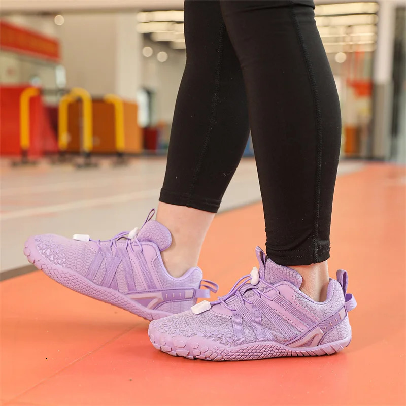 Kids Upstream Hiking Aqua Shoes Five Fingers Barefoot Beach Water Shoes Children Sneakers Swimming Non-slip Walking Camping 250604