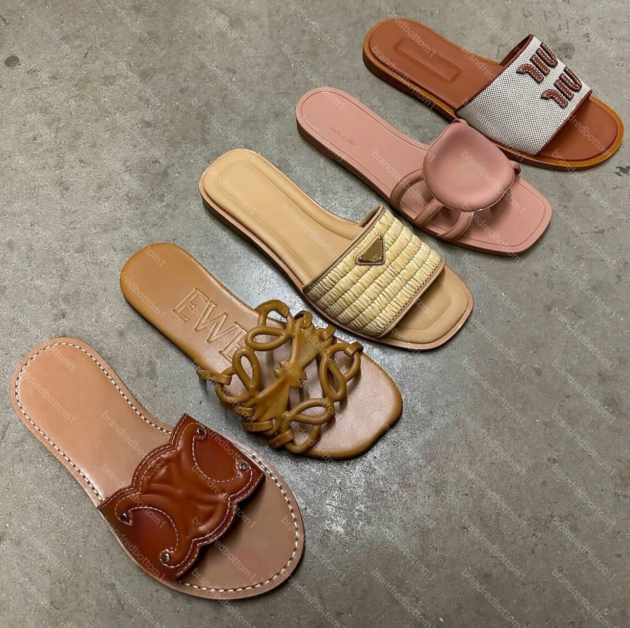 Sandals Slide Slippersluxury Casual shoes Designer Mens Sliders fashion outdoor Beach sandale Womens Shoe flat loafer Summer Mule Fashion Jelly Slippers
