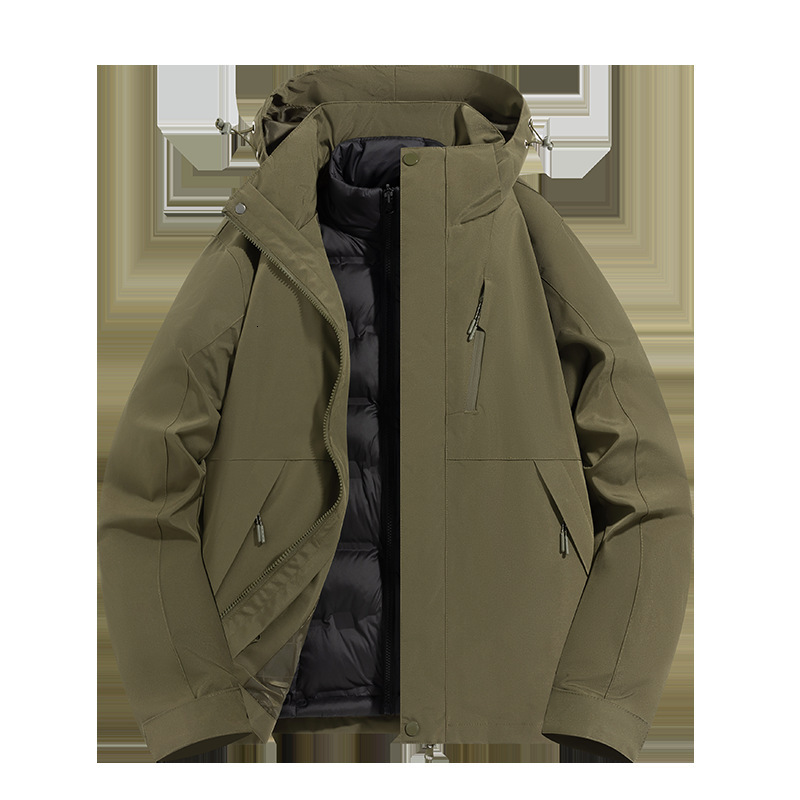 Ddmyoutdoor Winter New In Hoodie Down Jacket Fashion Sports Leisure Outdoor Warmth Windproof And Waterproof Jackets