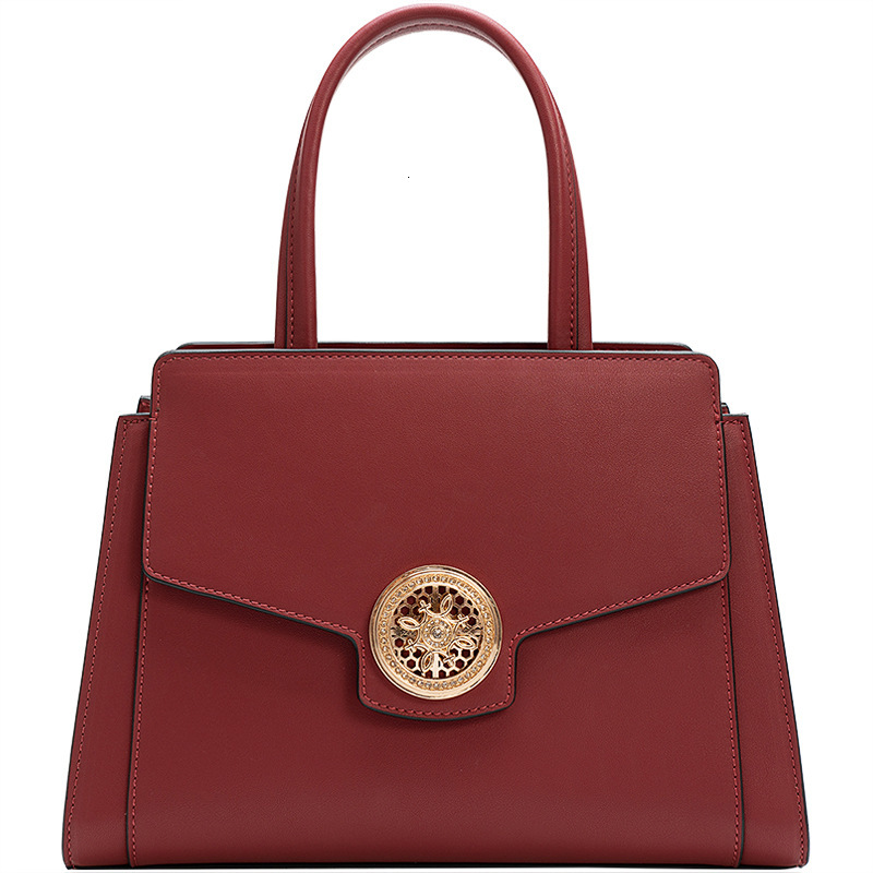 Free shipping Red Mom Bag 2025 Spring Summer New Elegant Middle-aged Luxury Designer bags Women's Handbag Gift Large Capacity Wedding Bag