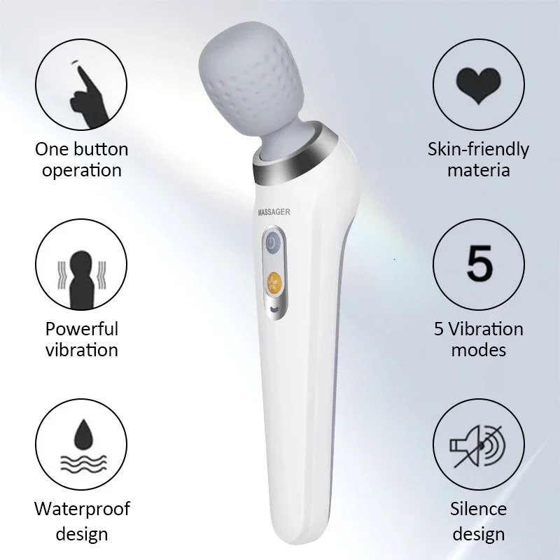 Muscle Mini Massage Gun Deep Tissue Handheld Massage Gun Stick Fascia Gun Leg Neck Vibrating Relax Massagers Portable 250605