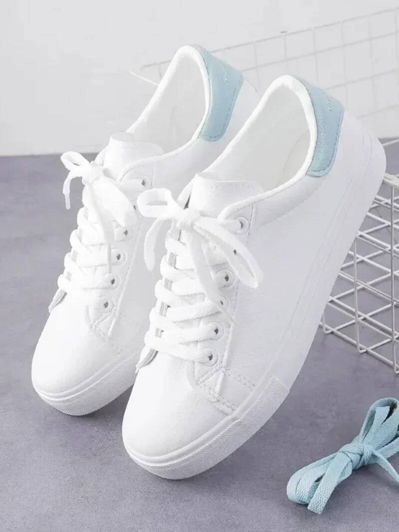 Ddmyoutdoor Women S Vulcanize White Shoes Running Spring Autumn Fashion Breathable Lace Up Casual Sneakers Zapatos De Mujer Outdoor Shoes
