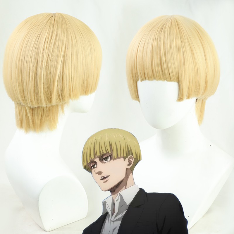 Free Man Attacking giants Eren Jaeger Yelena Zeke Jaeger Mikasa Ackerman Levi Ackerman Armin Arlert cosplay wig