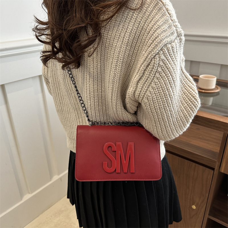 designer Fashion Trend Personality Simple Stylish Spring 2025 Niche Design New Elegant Casual Crossbody Small Square Bag