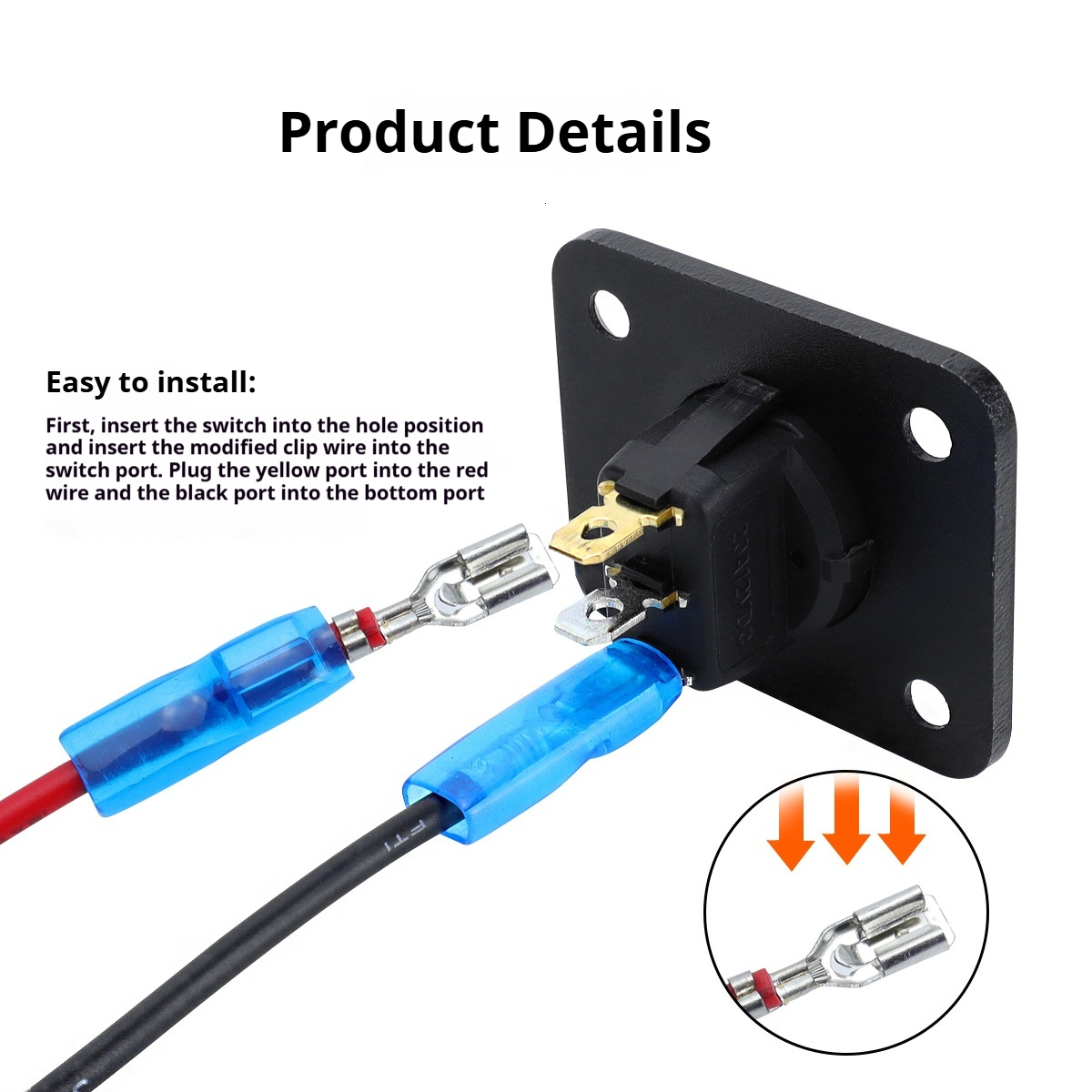 Hot Selling Cat Eye Combination Car Boat Modification 12V Equipment Power Control Rocker Switch