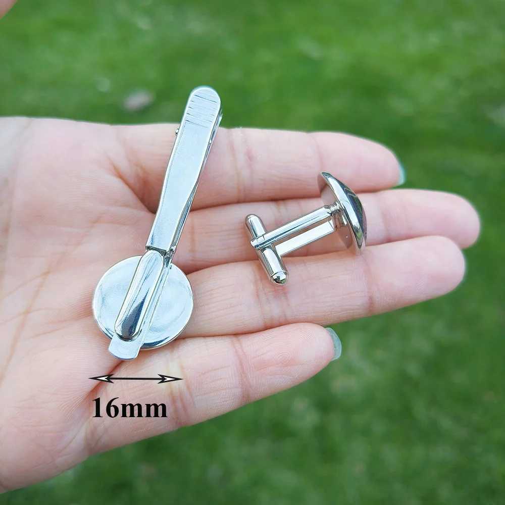 Jesus Cross Cufflinks for Men God Bless Glass Cabochon Shirt Cuff Links Buttons Christian Gifts W250606