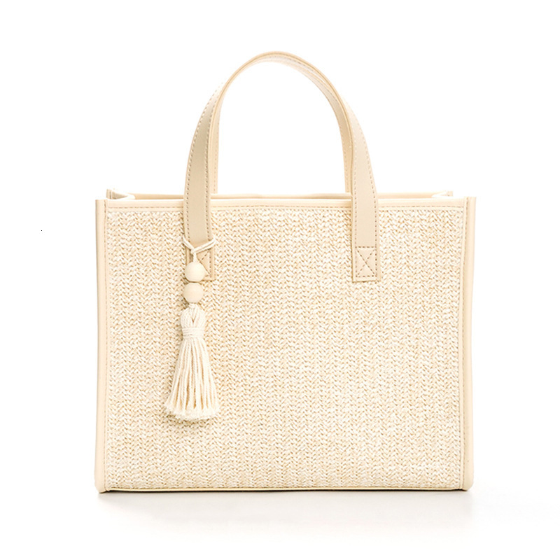 Straw bag vacation style summer women's woven bag large capacity designer shoulder bag casual French women's handbag