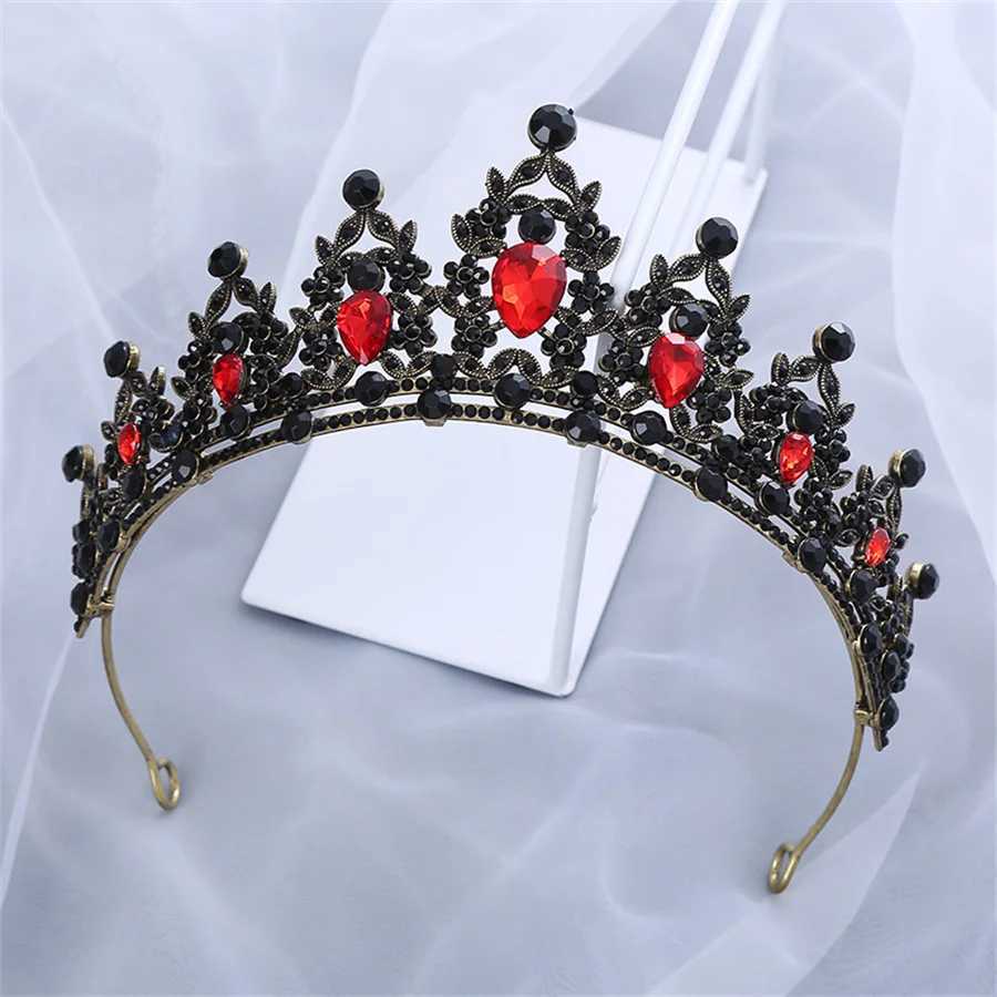 2023 new Wedding Hair Tiara Crystal Bridal Tiara Crown Silver Color Diadem Veil Tiaras Wedding Hair Headpieces Head Jewelry gift Z250605