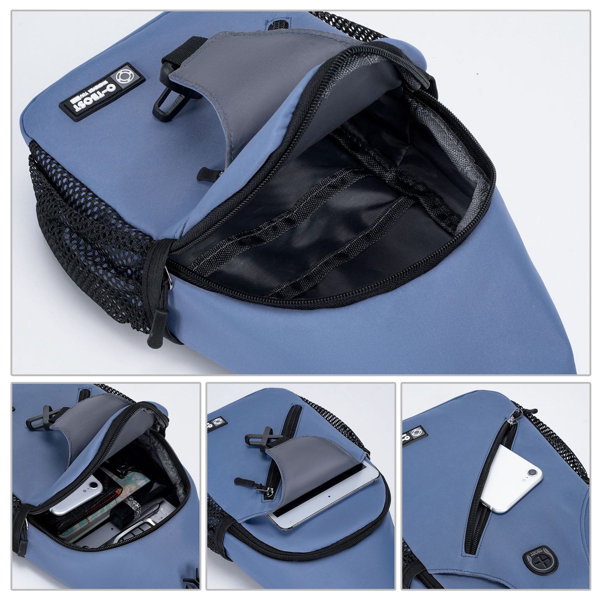 Cross border trend trend men s chest bag new fashionable multifunctional backpack designer men s waterproof large capacity crossbody bagmen