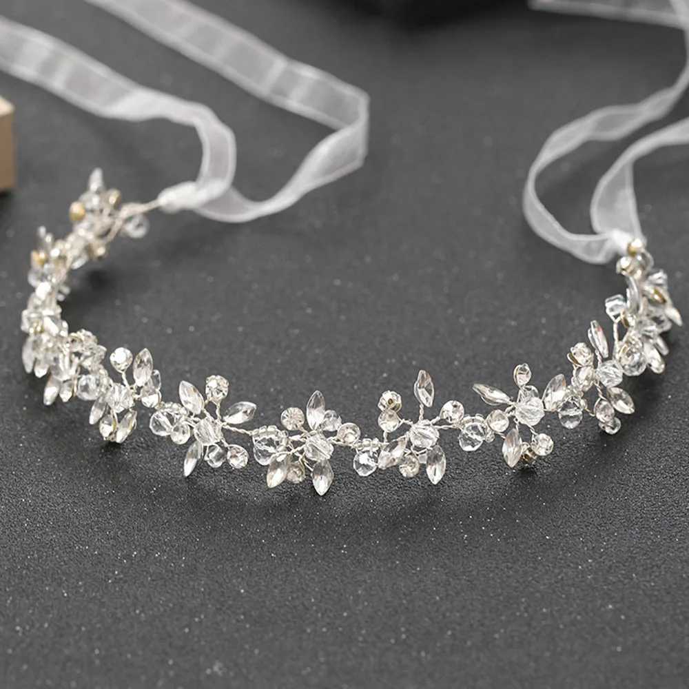 Wedding Headbands Light Luxury Rhinestone Hairbands Hair Combs for Bride Hair Accessories Sparkly Crystal Headpieces for Women Z250605