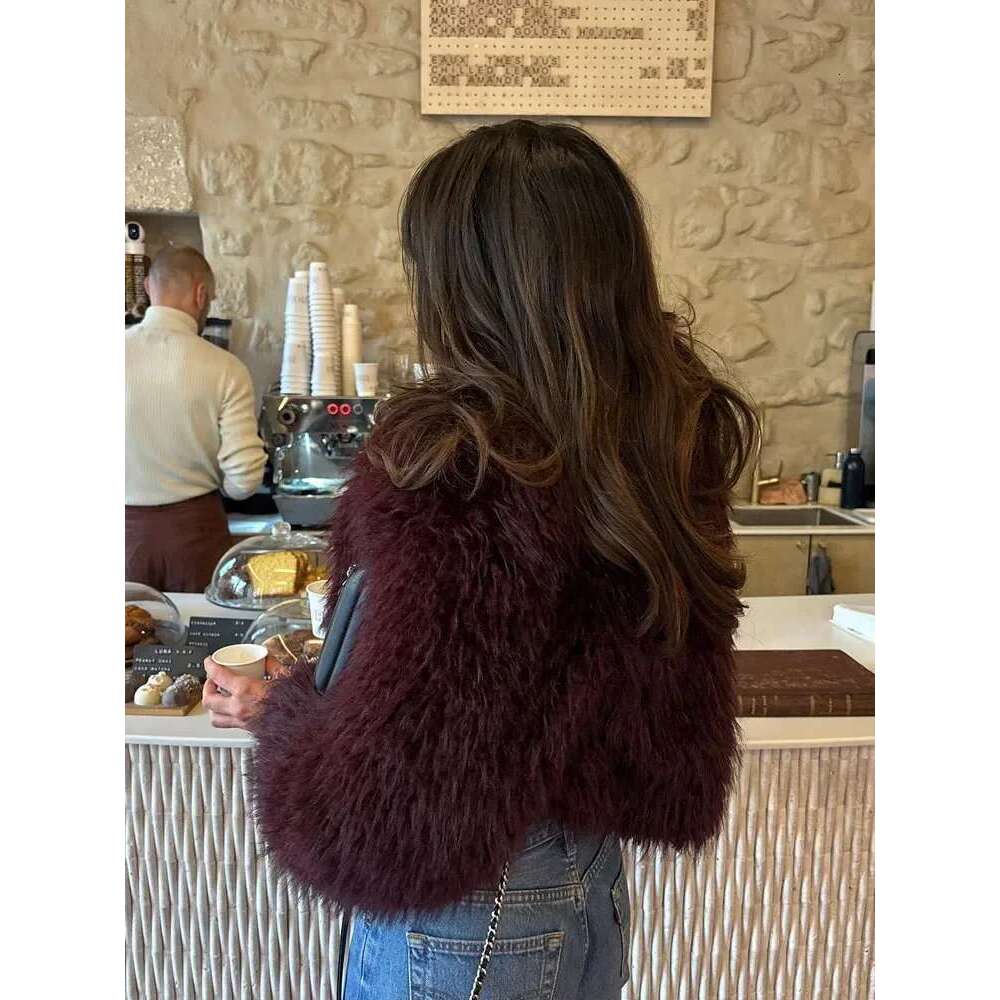 Solid Thicken Coat For Women Long Sleeves Ladies Faux Fur Coats Winter Fashion Elegant Turn Down Collar Female Warm Overcoat