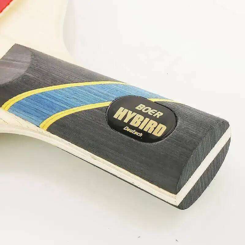 1 PCS 7-Ply Table Tennis BOER S5 Series Racket with Bag Offensive Ping Pong Paddle Training