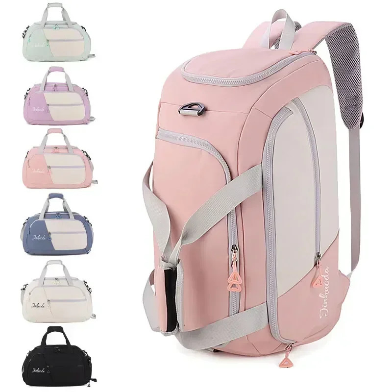 Men Women Waterproof Gym Sports Bags Fitness Training Backpacks Large Capacity Outdoor Travel Duffle Bag Shoulder Handbag 250605