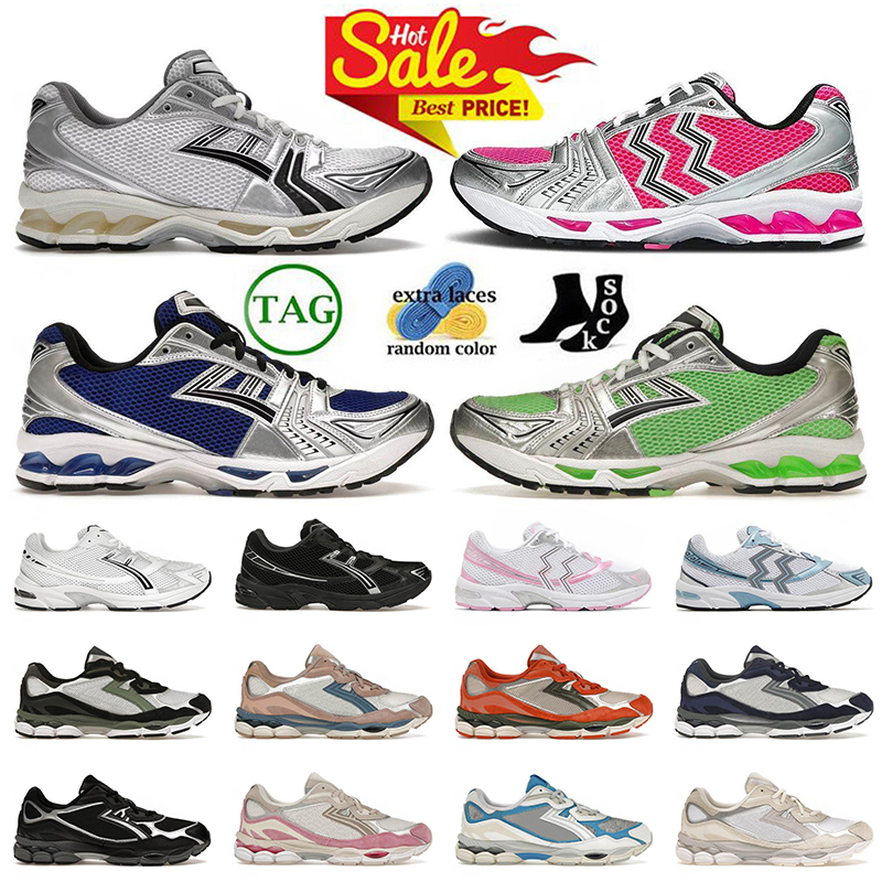 K14 Running Shoes Men Women Silver Black GT 1130 2160 Casual Trainers Pink Glo Baked Pink Cream Top Designer NYC Chaussures DHgate