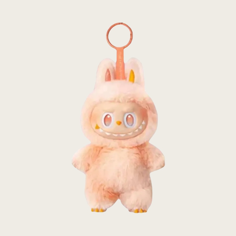 Cute labubu doll keychain big into energy keychains cute blue plush bag charm pvc keyring v3 desktop decoration monsters face toys ba016 L250705FQOS