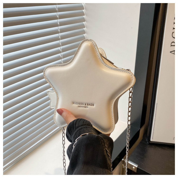 designer Chain Star Box Small Bag Women's Bag 2025 New Fashion Shoulder Bag Cross-border Export Dropshipping Crossbody Bag