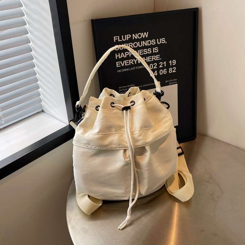 Korean Style Handbag Simple Trendy Women's Personality Large Capacity Fashion Shoulder Stylish Ins Casual Bucket Bag