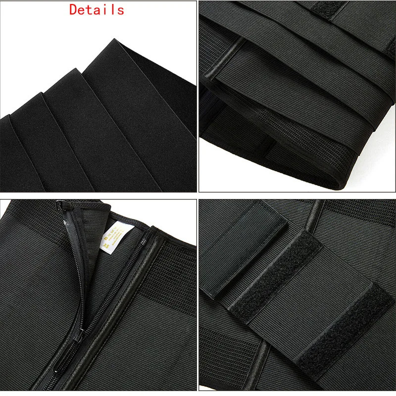 9 Steel Bones Waist Trainer Body Shaper Adjustable Belly Tummy Control Snatch Me Up Wrap Stretch Bands Slim Body Shaper Women 250605