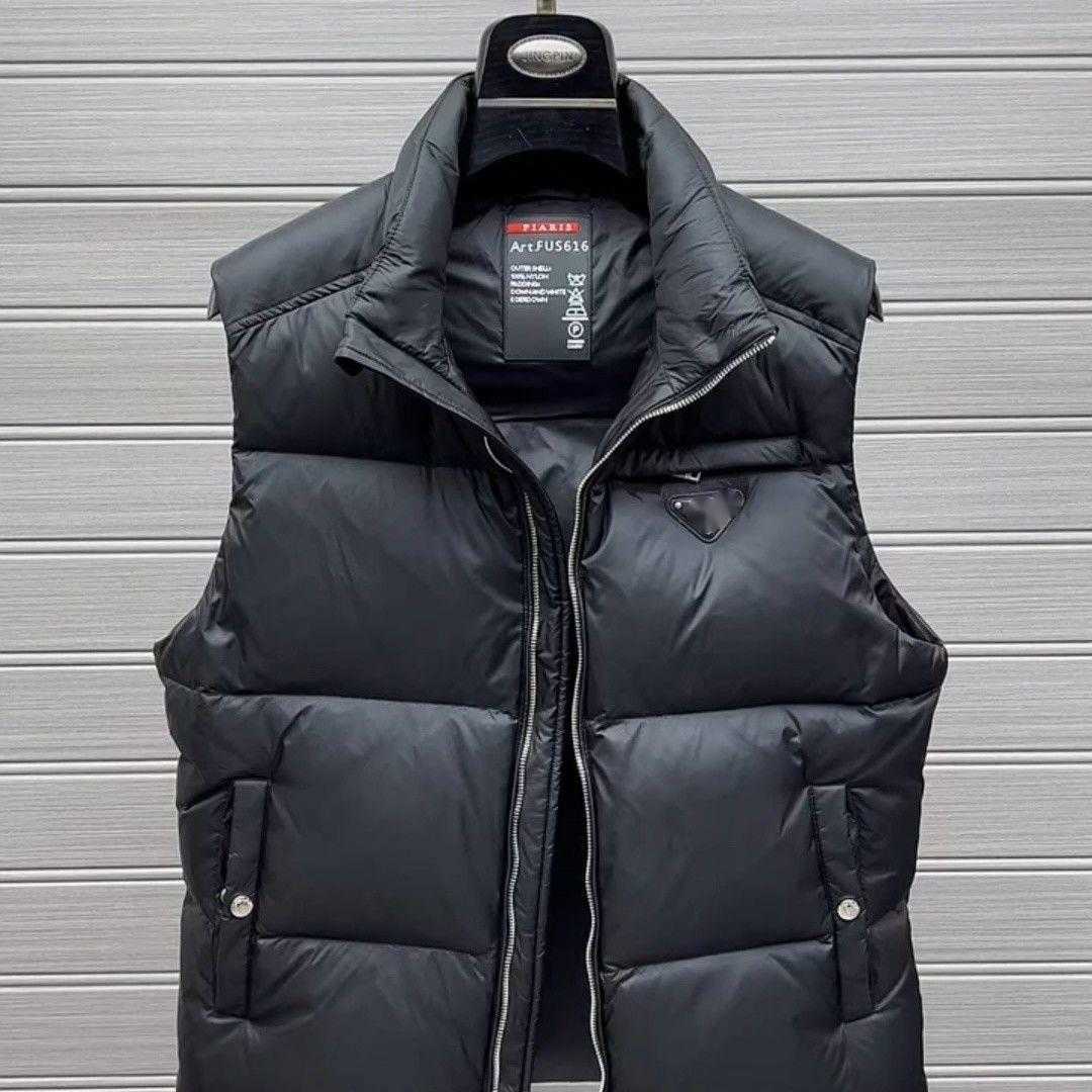 2024 new men's down vest, new men's and women's autumn and winter stand-up collar casual vest, warm waistcoat for autumn and winter S2566