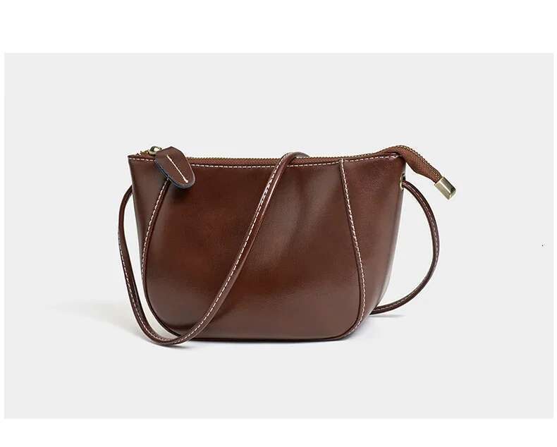 Designer Bags 2025 Women Natural Genuine Leather Shoulder Bags Ladies Fashion Versatile Designer Crossbody Bag Female Shell Cowhide Handbags Luxury Ba
