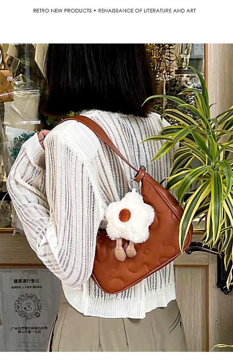 Free Shipping Designer Women's Bag 2025 New Simple One Shoulder Armpit Bag Summer Niche High-end French Stick Bag Handbag