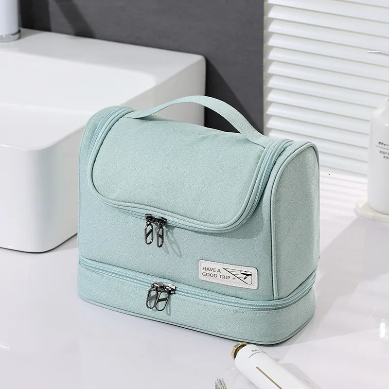 Men Necessaries Multifunctional Hanging Makeup Bag Travel Organizer Cosmetic Bags Women Oxford Case Wash Toiletry Bag 250605