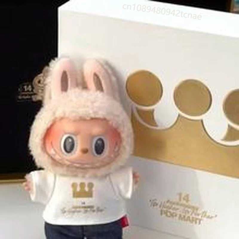 Labubu 14 Anniversary Staff Labubu Limited Edition Gift Box 14 Anniversary Badge Christmas Giftkids Toys X250606