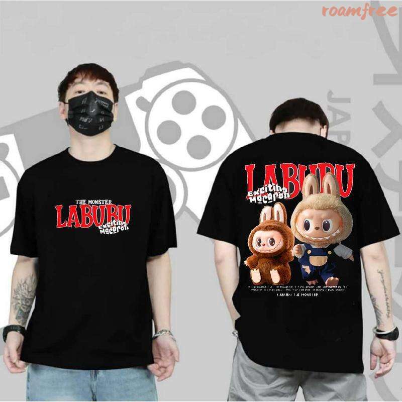 2025 New Labubu Summer Trend Loose Fashion Unisex Short Sleeve T-shirt